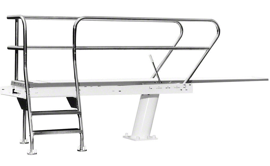 1 Meter Deluxe Commercial Pool Diving Tower With Right Ladder – SR Smith