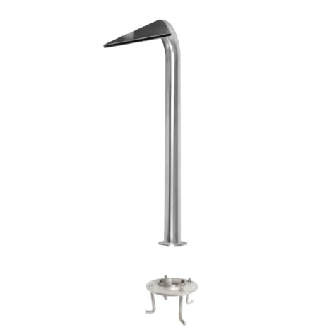 Crane waterfall, wide nozzle - ground