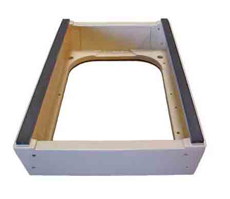 Fulcrum Box Only With Guardrail Holes - Short Stands With Guardrails – Duraflex International