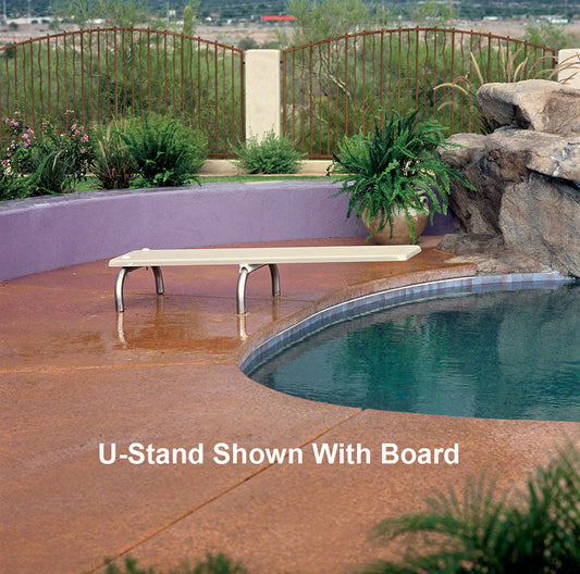 U-Frame Diving Stand for 10 or 12 Foot Boards With Fulcrum Pad - 24 Inches x .065 Wall – SR Smith