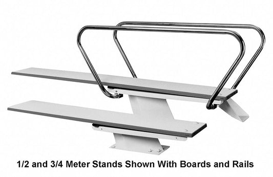 1 Meter Steel Diving Stand for 12 Foot Board - Radiant White - Includes Jig and Hardware – SR Smith
