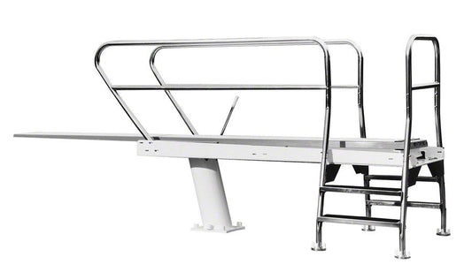 1 Meter Deluxe Commercial Pool Diving Tower With Dual Ladder – SR Smith