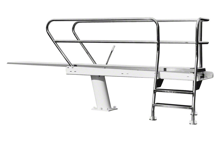 1 Meter Deluxe Commercial Pool Diving Tower With Left Ladder – SR Smith