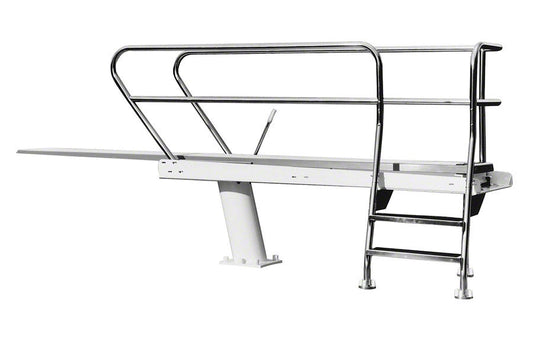 1 Meter Deluxe Commercial Pool Diving Tower With Left Ladder – SR Smith