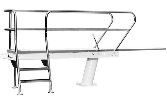 1 Meter Deluxe Commercial Pool Diving Tower With Right Ladder – SR Smith
