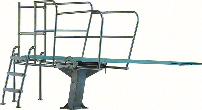 Cheyenne 1 Meter Diving Stand With Rear Access Steps - No Anchor - Spectrum