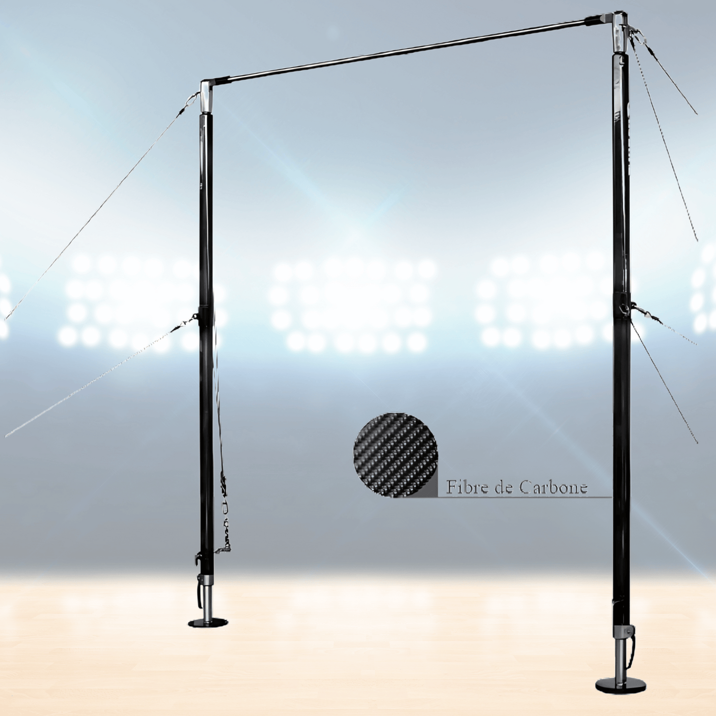 Barres fixes de compétition en carbone GYMNASTIQUE – Rhine Sports