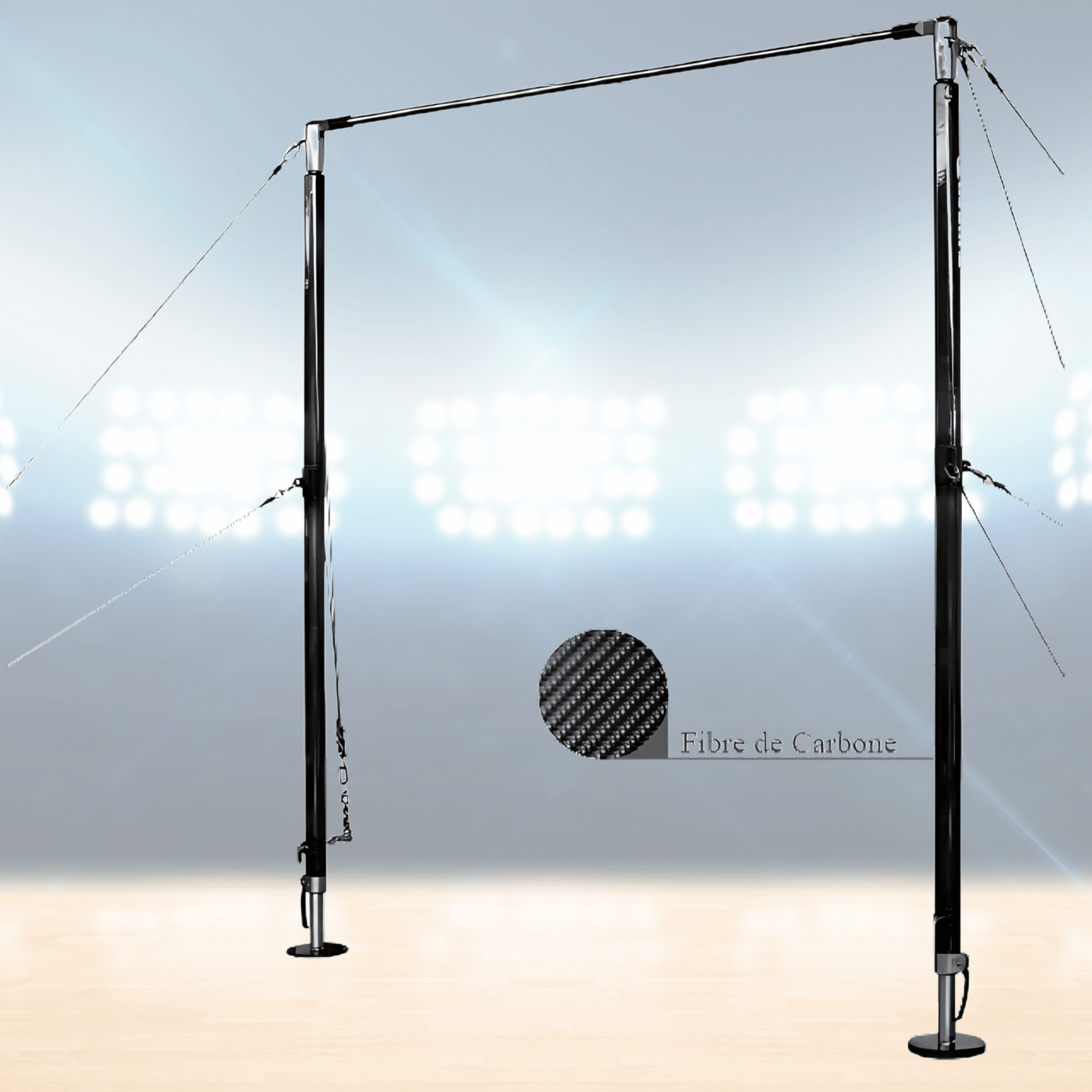 Barres fixes de compétition en carbone GYMNASTIQUE – Rhine Sports