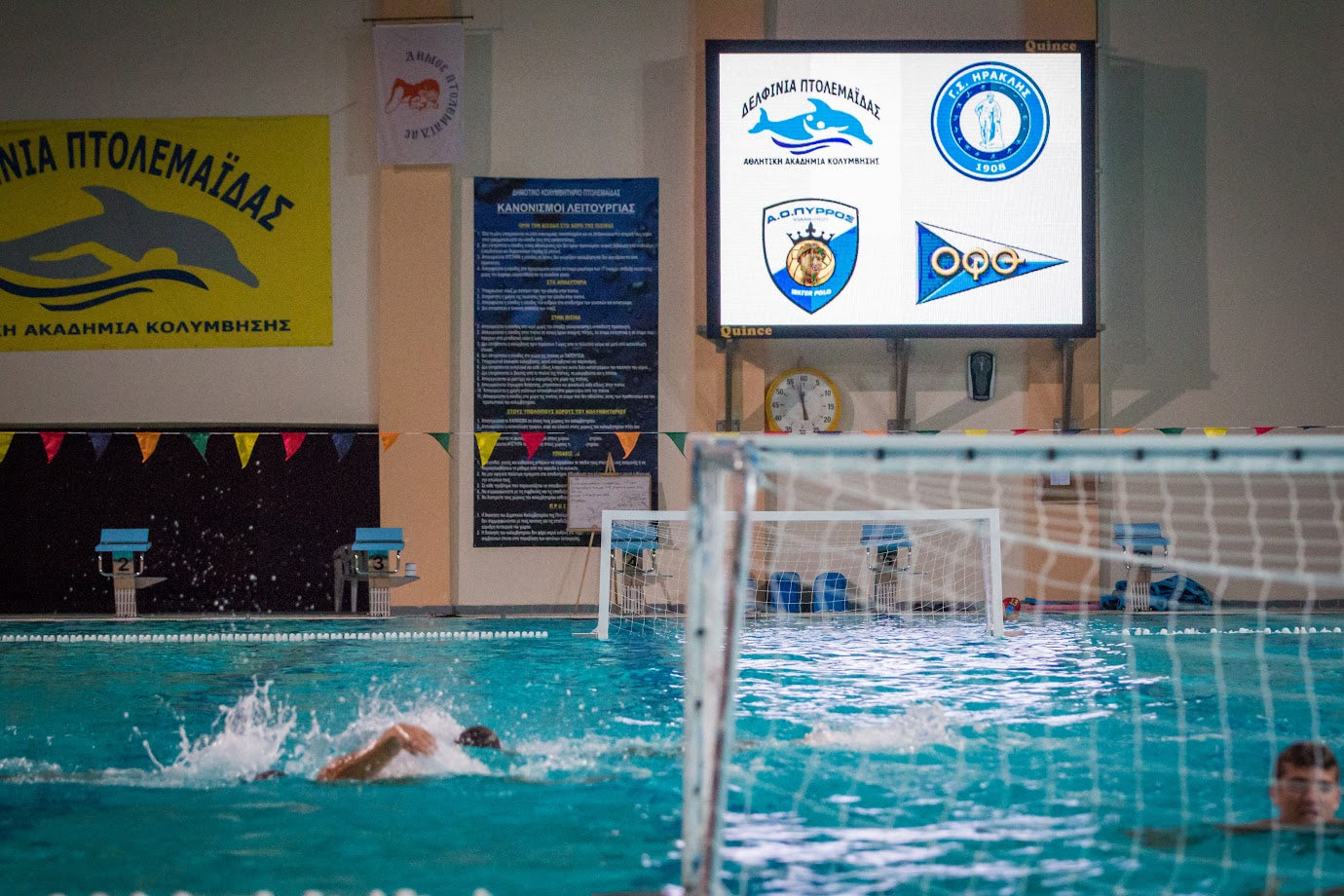 Quince Water Polo Scoreboard and Timing Systems - Quince Electronics