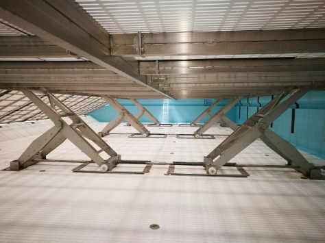TIKTRA Movable Pool Floor — Hydraulic
