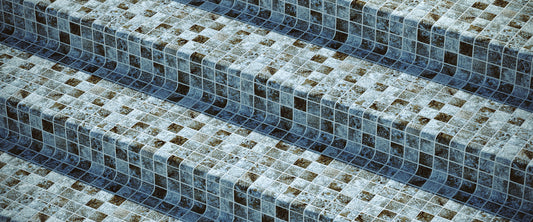 Betsan glass mosaic trim and edge pieces