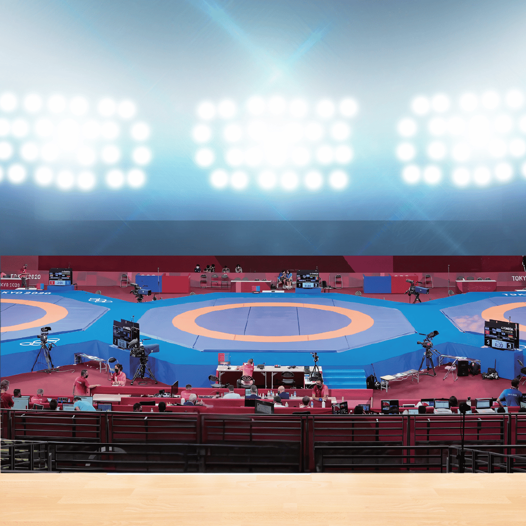 Tapis de lutte de compétition octogonale – Rhine Sports