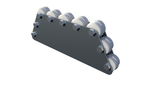 Breite Führungsrollen