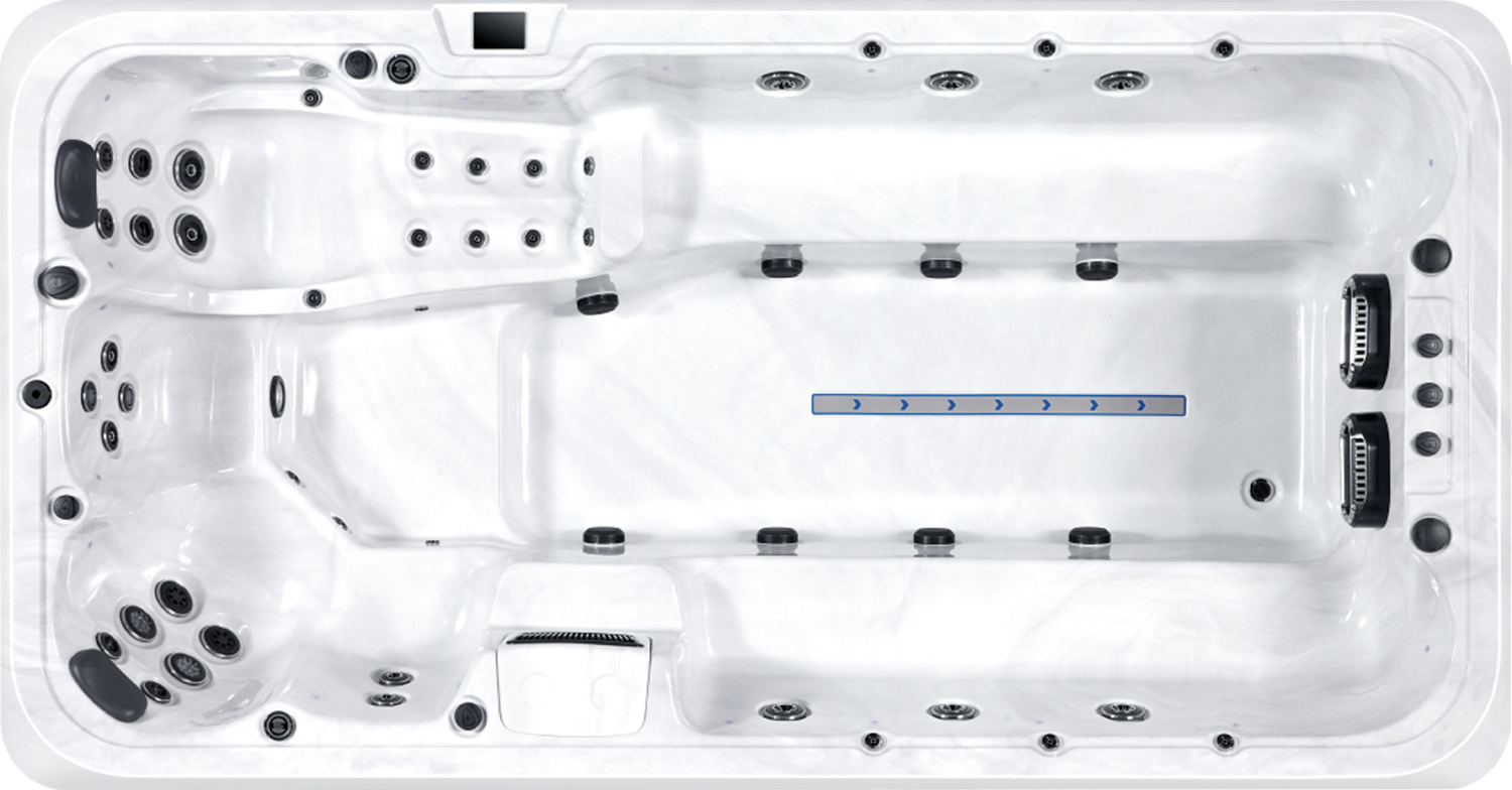 Platinum Swimspa Titan — 38 Jets, 10 Personen