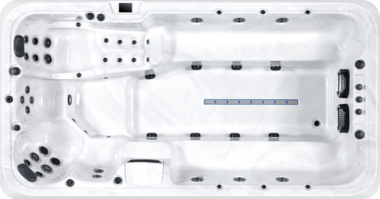 Platinum Swimspa Titan — 38 Jets, 10 Personen