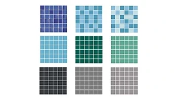 Serapool porcelain pool mosaic