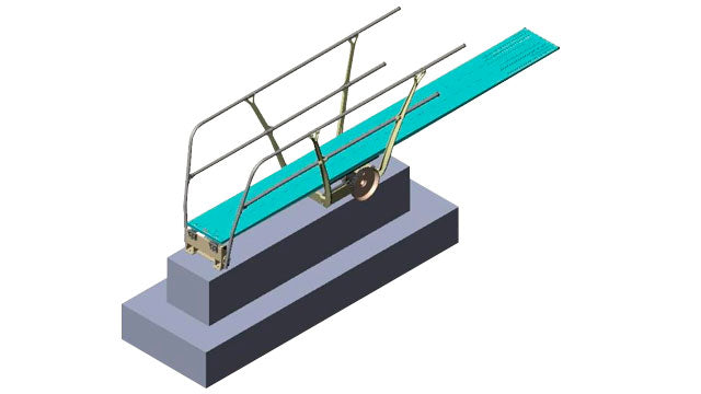 Legacy Short Stand With Double Rails - No Anchors – Duraflex International