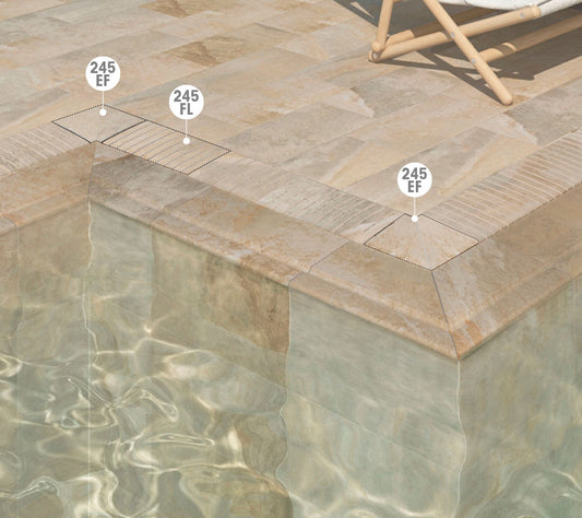 Rosa Gres Flex Porcelain Tile Grating